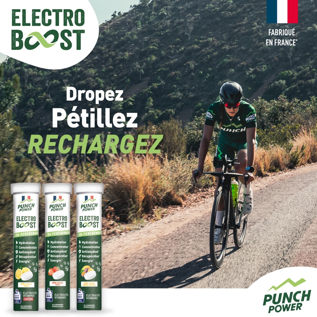 Electrolytes Citron Caféine | ElectroBoost