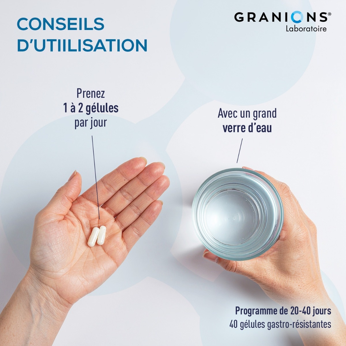 Granions - Probiotiques 40 milliards - Flore Intestinale 