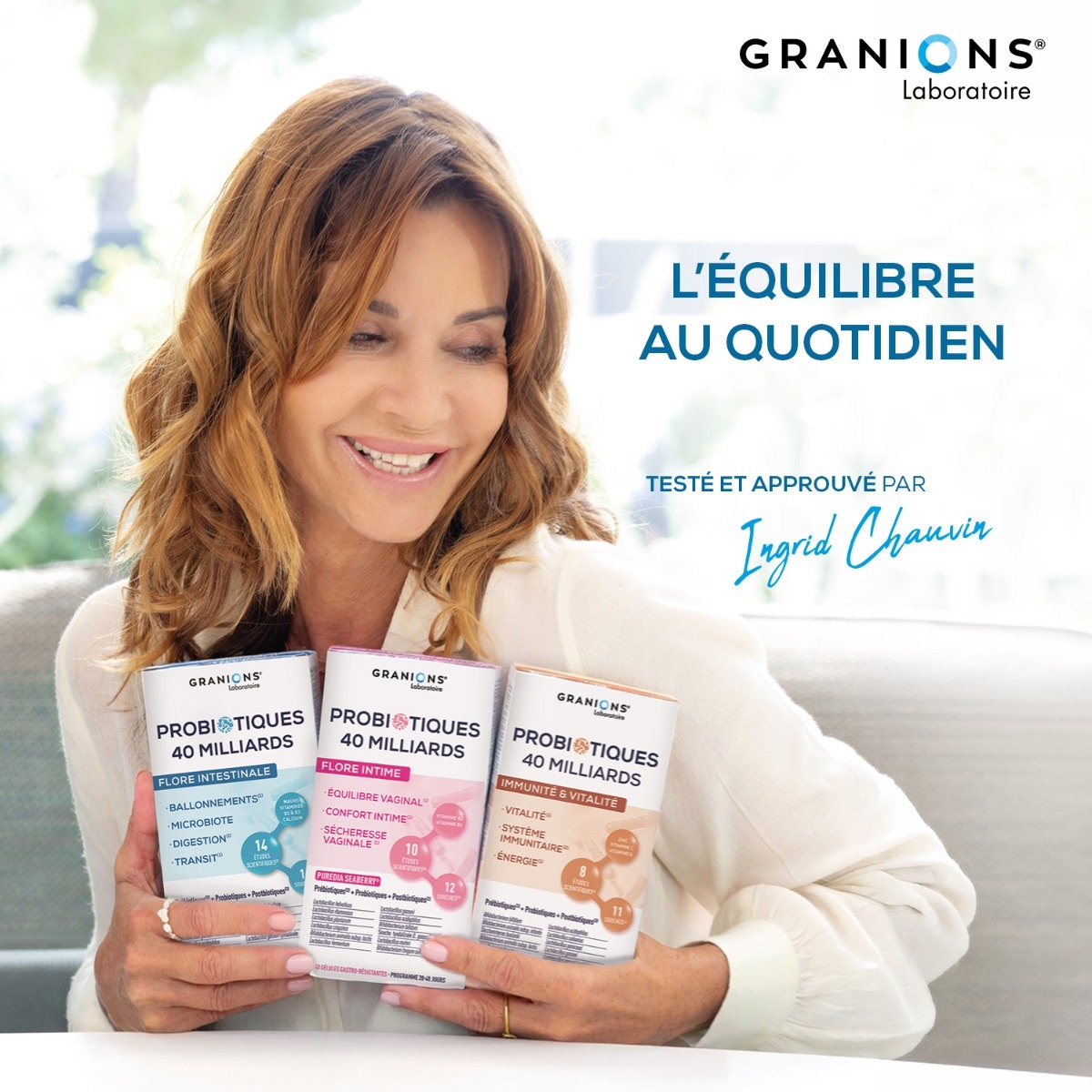 Granions - Probiotiques 40 milliards - Flore Intestinale 