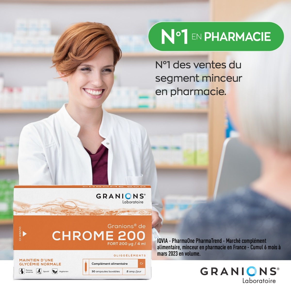 Chrome 200 numéro 1 en pharmacie