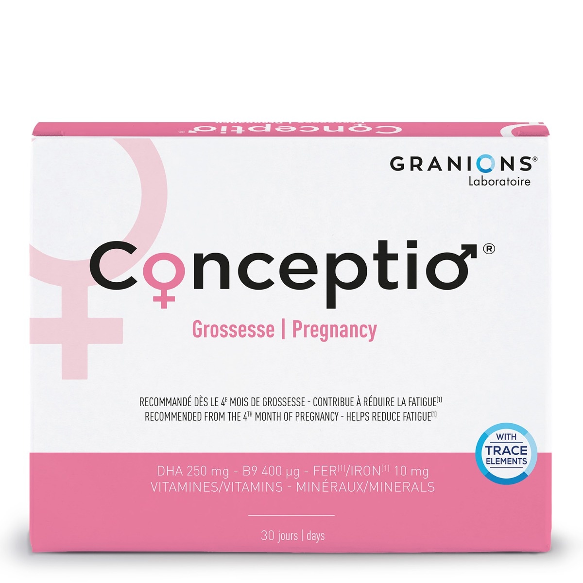 Conceptio Grossesse - Apporte les micros nutriments indispensables pendant la grossesse