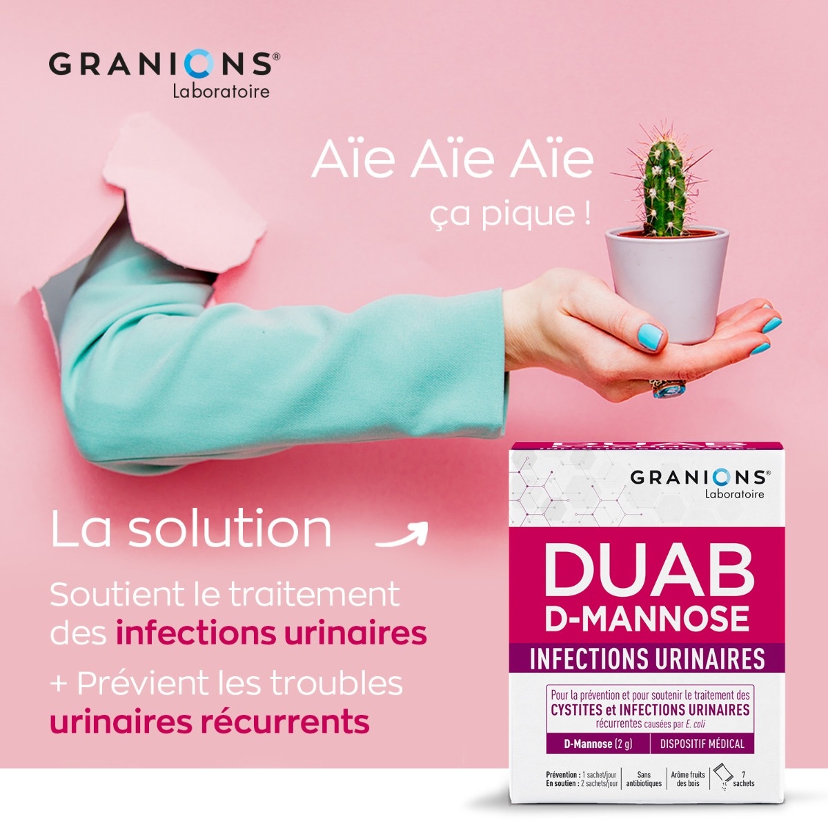 DUAB D-MANNOSE INFECTION URINAIRE
