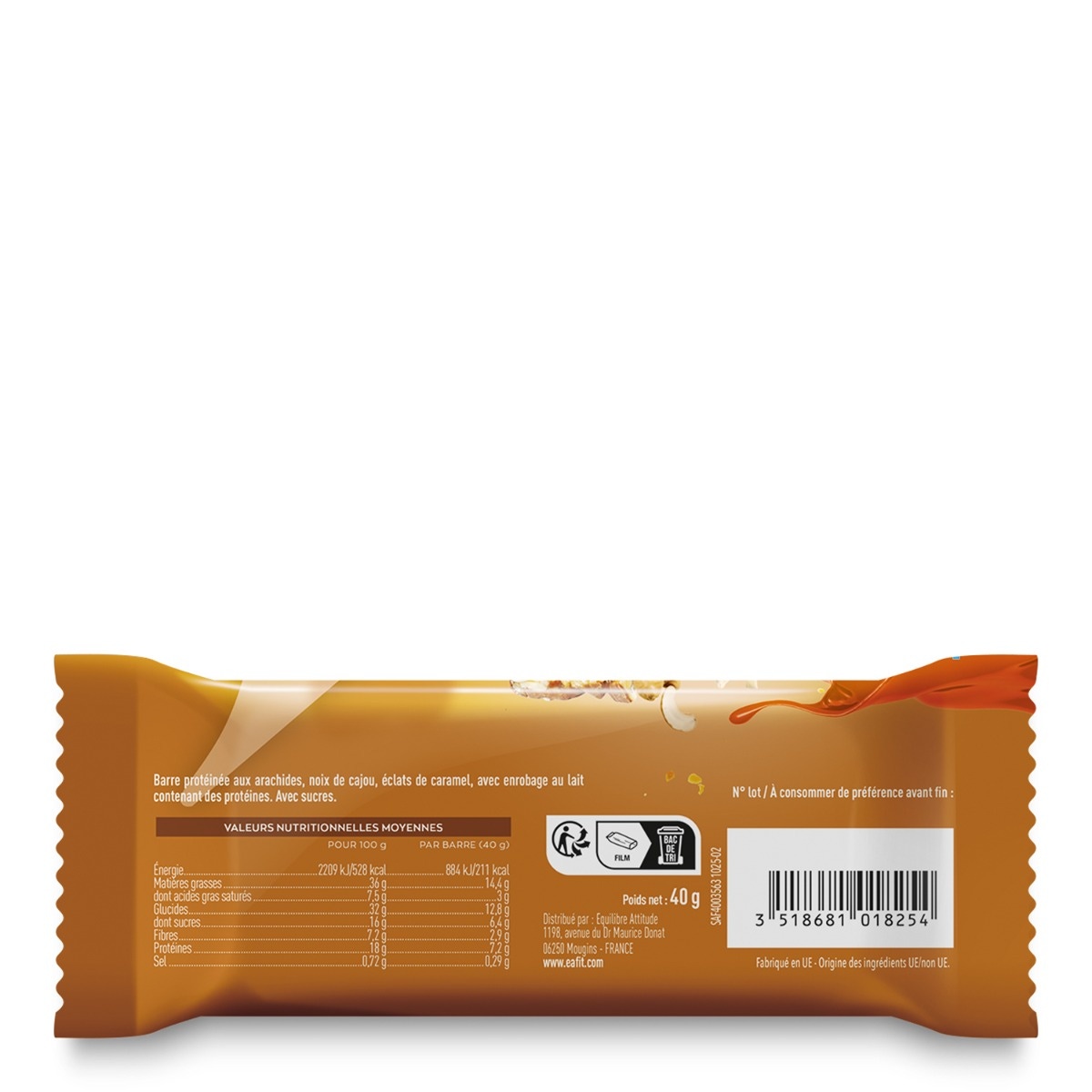 Eafit - La Barre Caramel Noix 