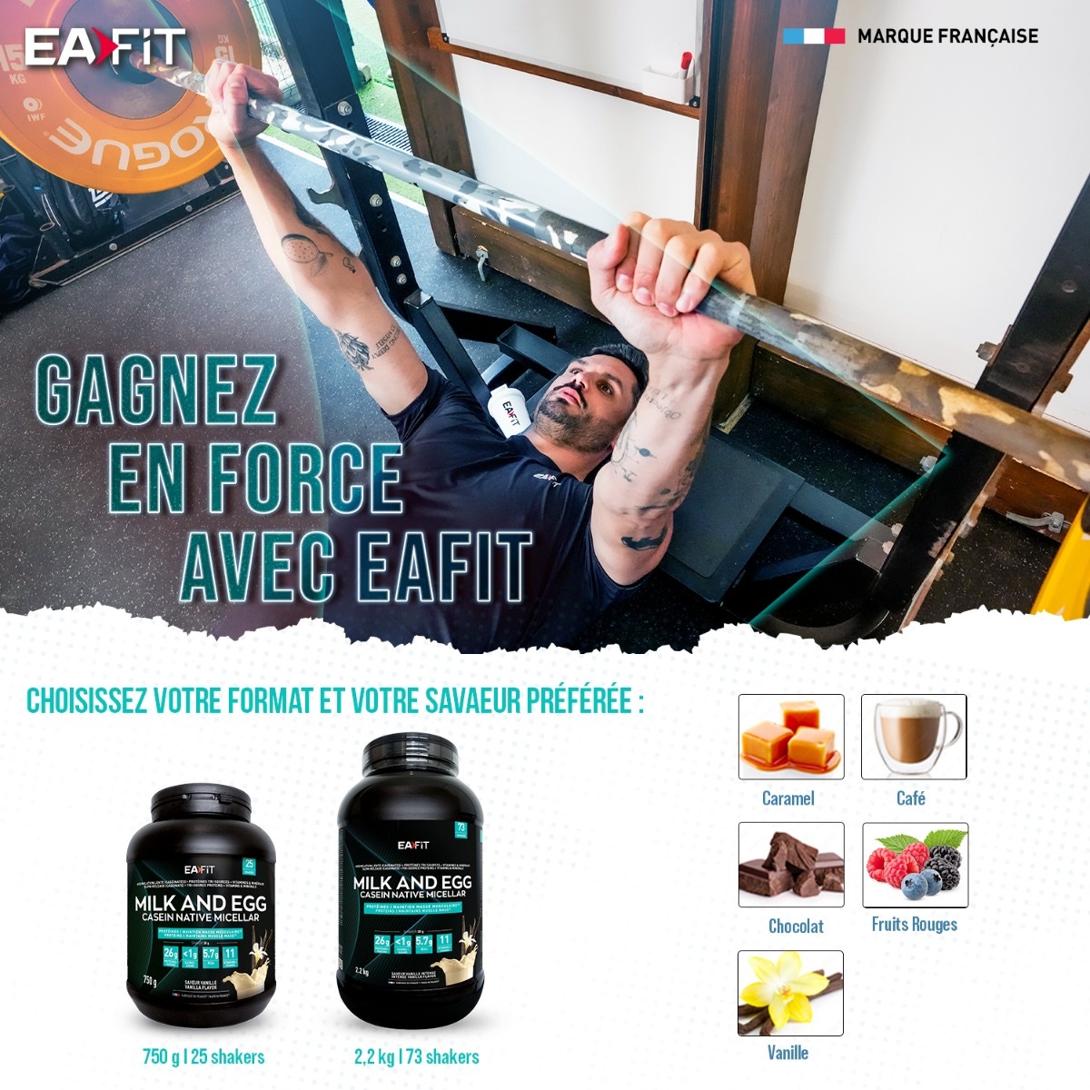 EA FIT - Milk and Egg - 5 saveurs