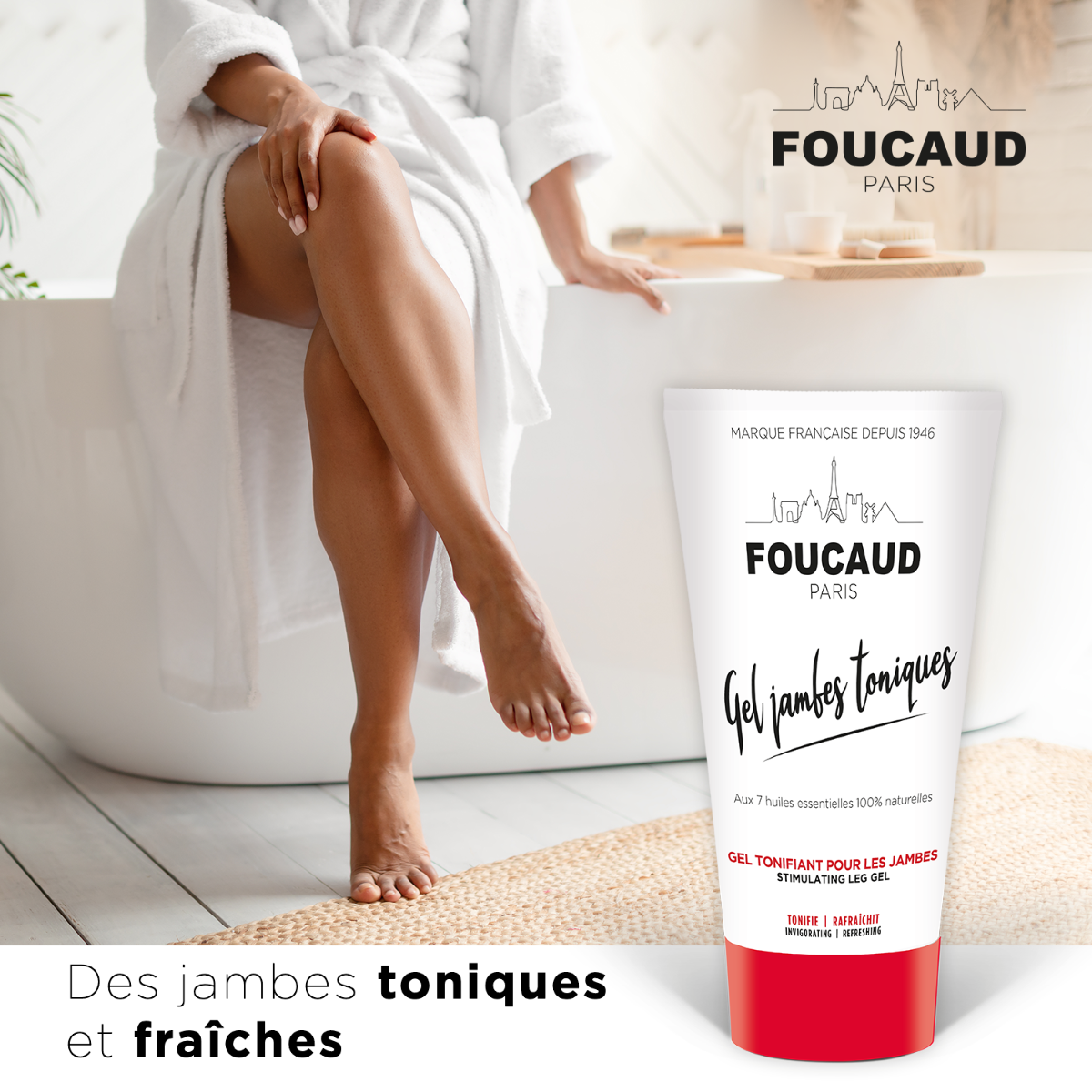 Gel jambes toniques foucaud