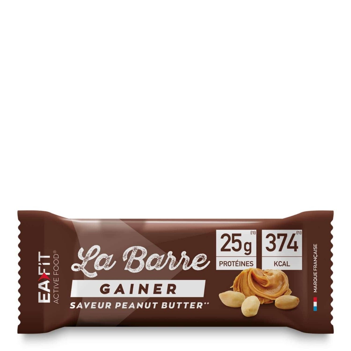 EAFIT La Barre Gainer Chocolat Vanille 90 g - Prise de poids et masse - Max calories et protéines