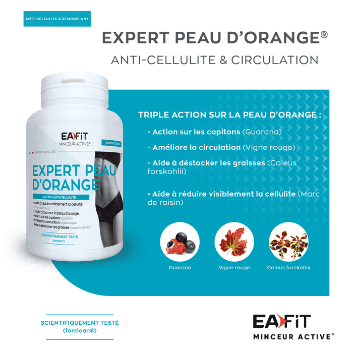 Expert Peau d'Orange 60 gélules - Bénéfices