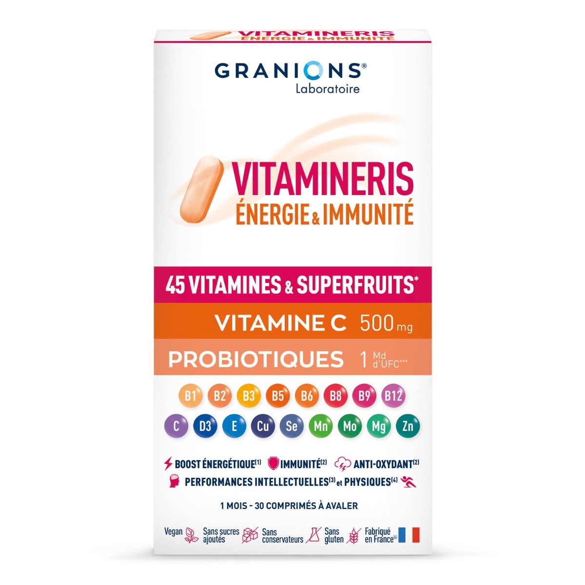Granions - Vitamineris Energie & Immunité