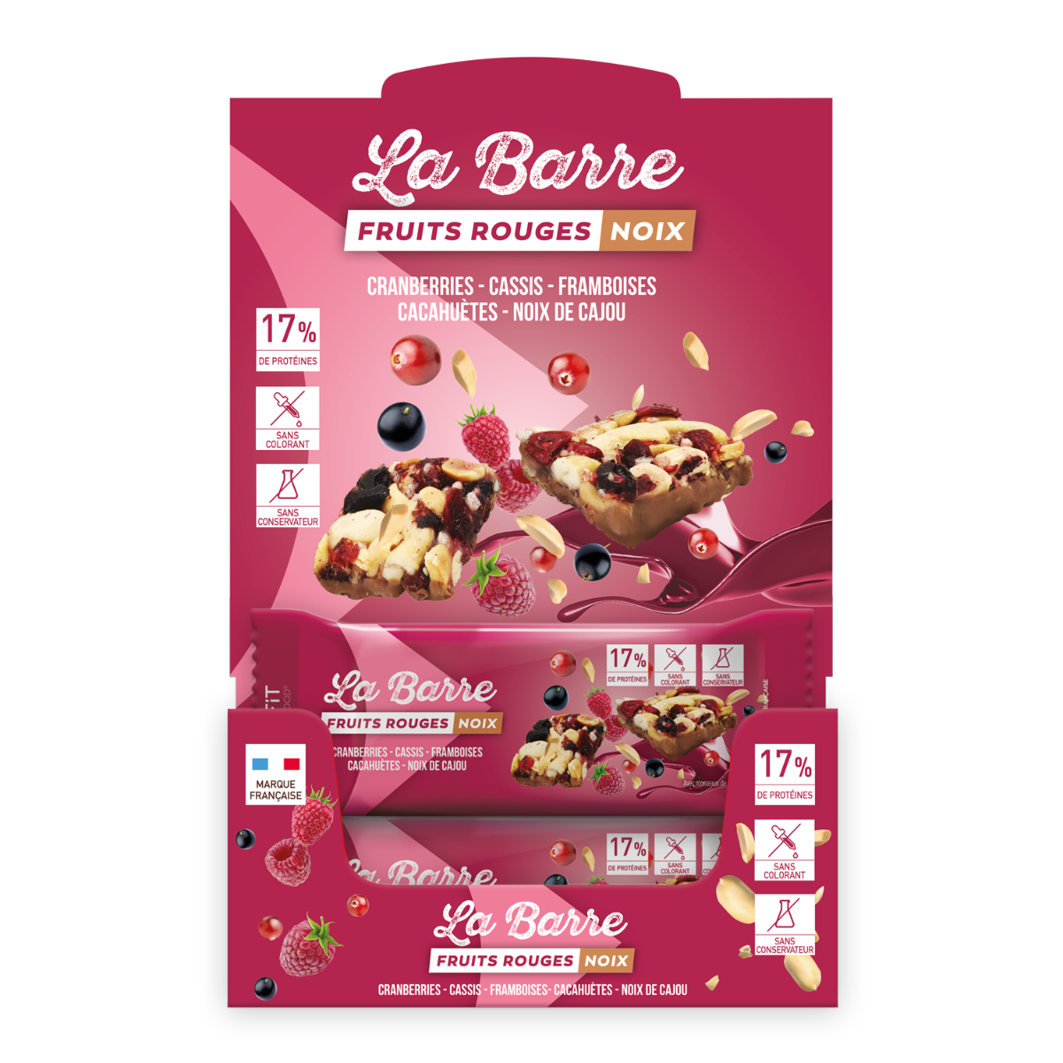 EAFIT - La barre protéinée Présentoir x24