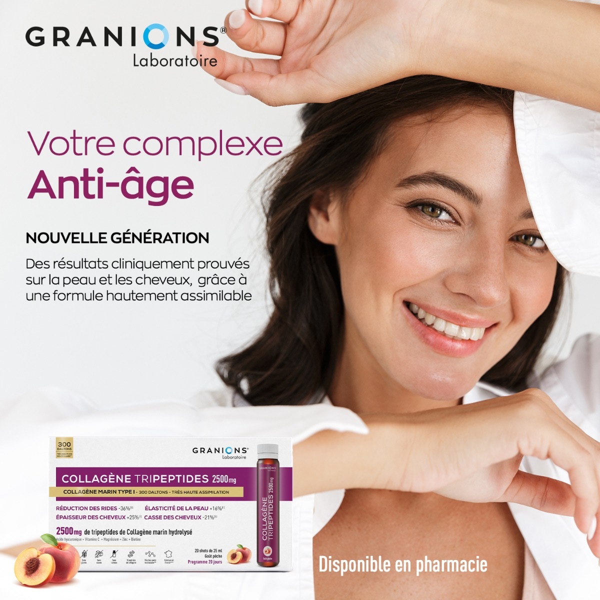 Granions - Collagène tripeptides 2500mg