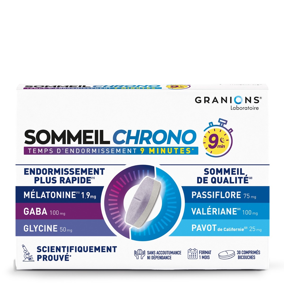 Sommeil Chrono - GABA, Mélatonine & Passiflore