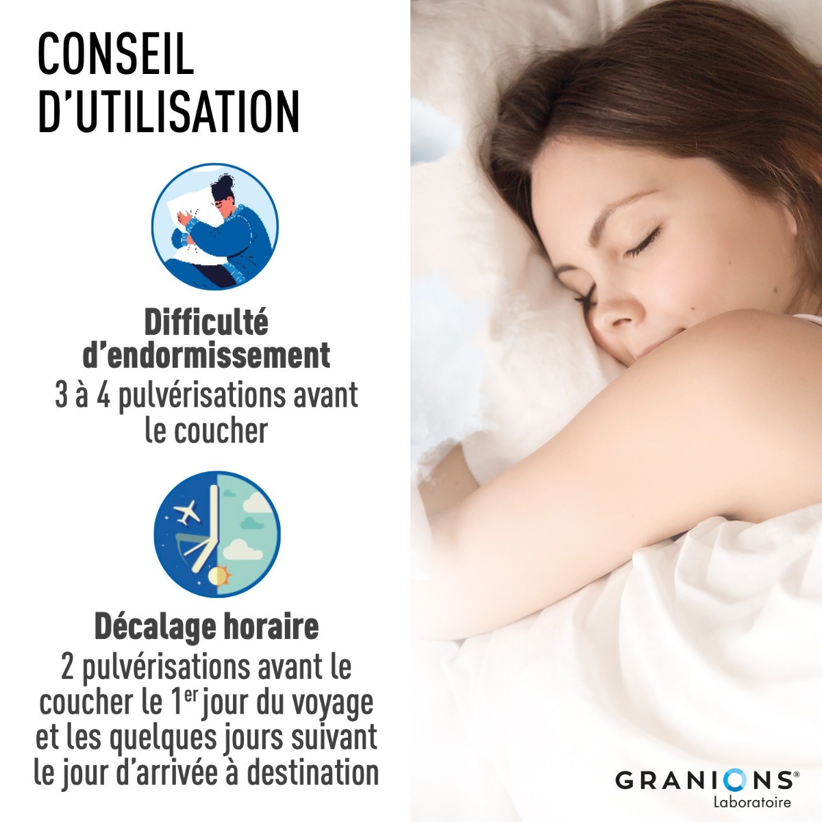 Spray mélatonine sommeil