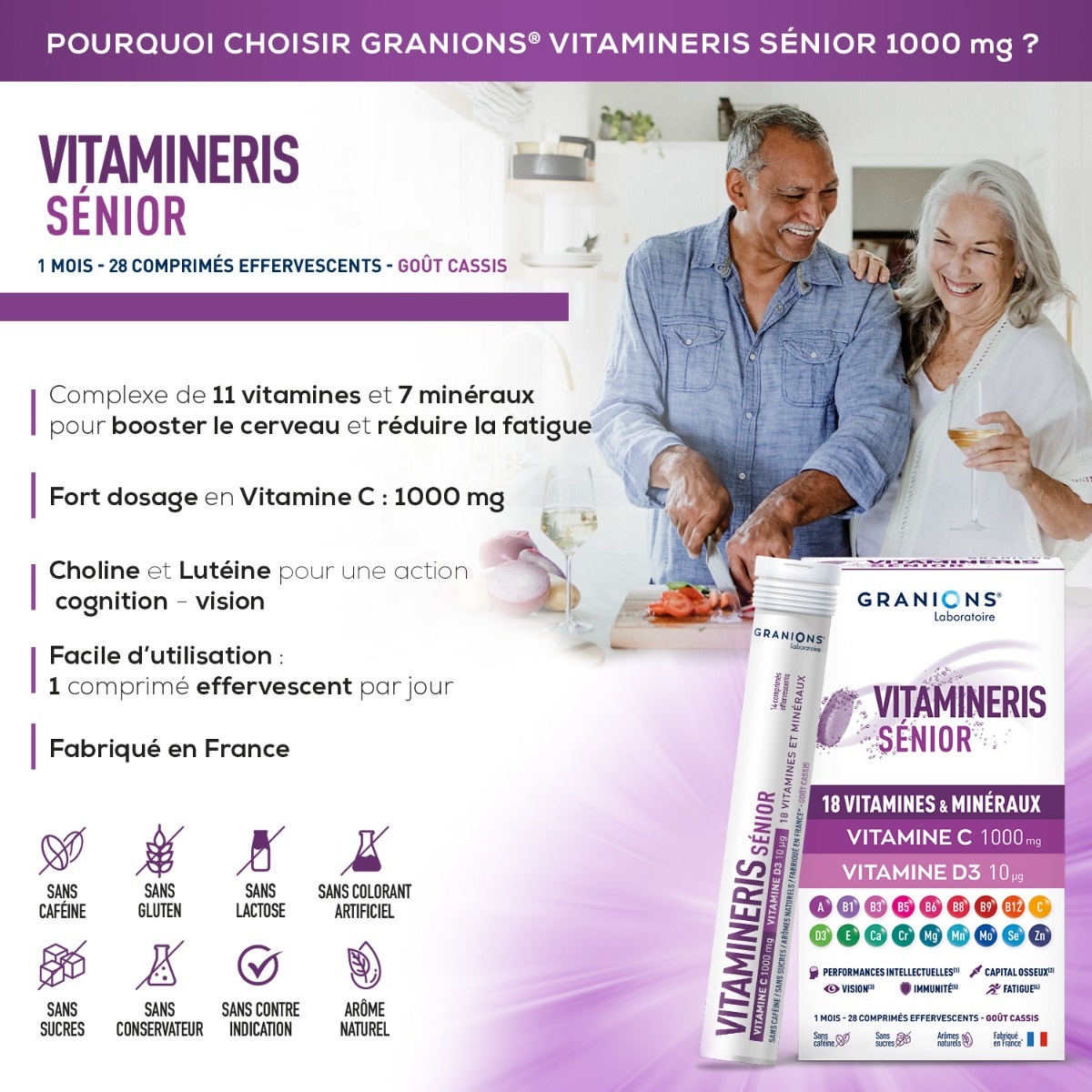 Vitamineris Senior 1000mg - 30 compresse 