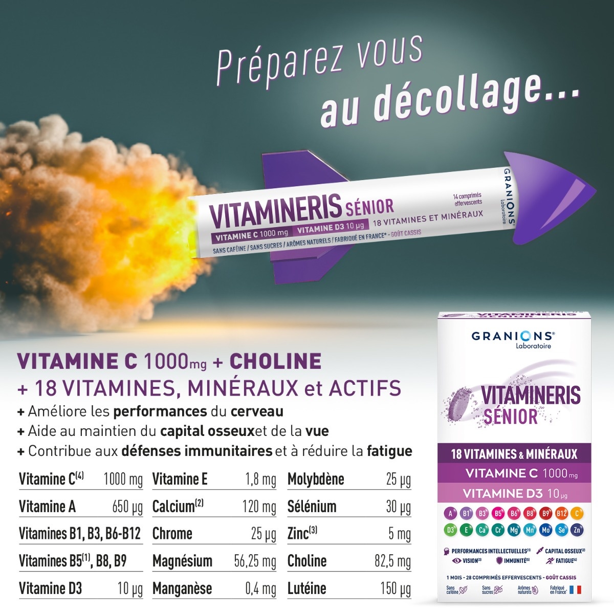 Vitamineris Senior 1000mg - 30 compresse 