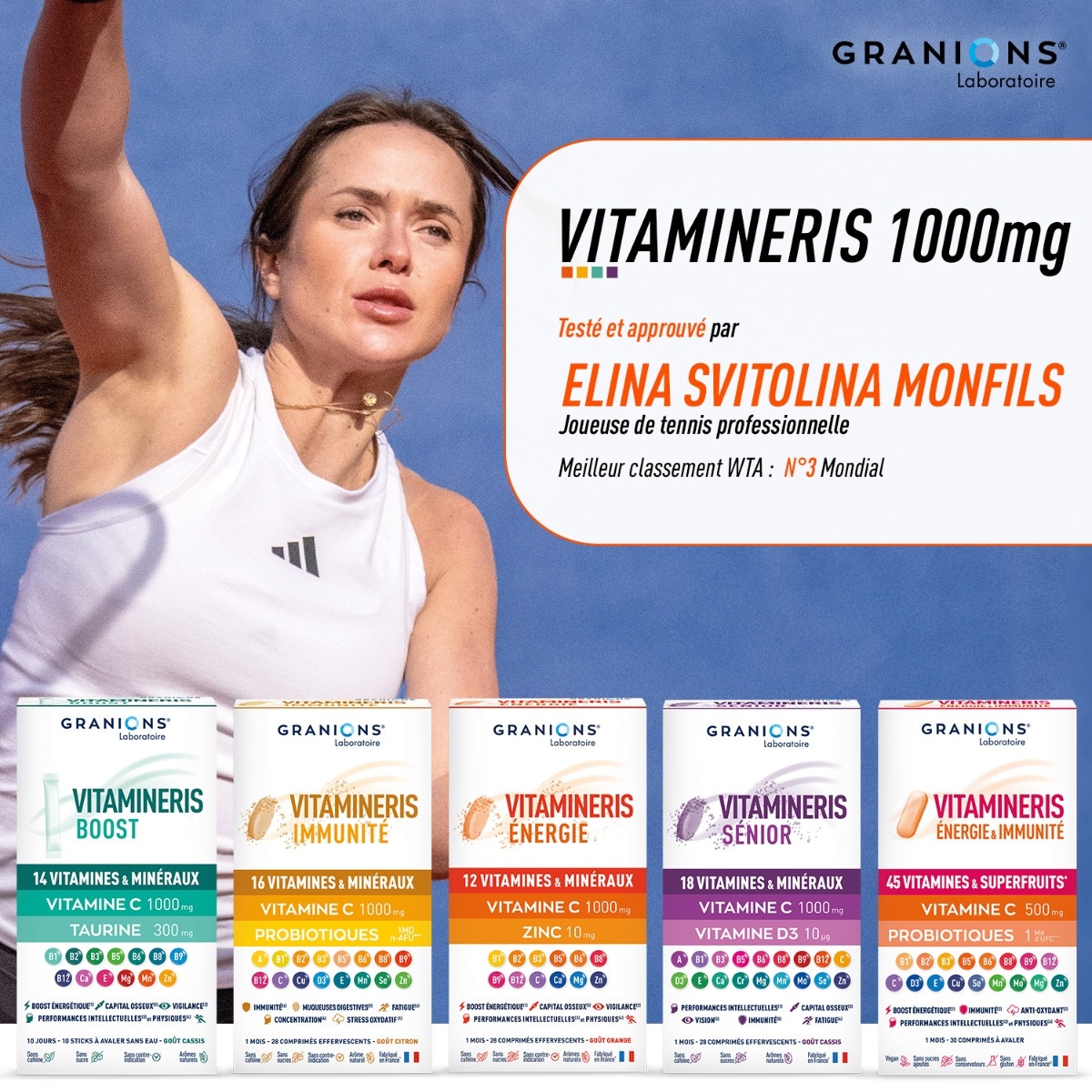 Granions - Vitamineris Energie & Immunité