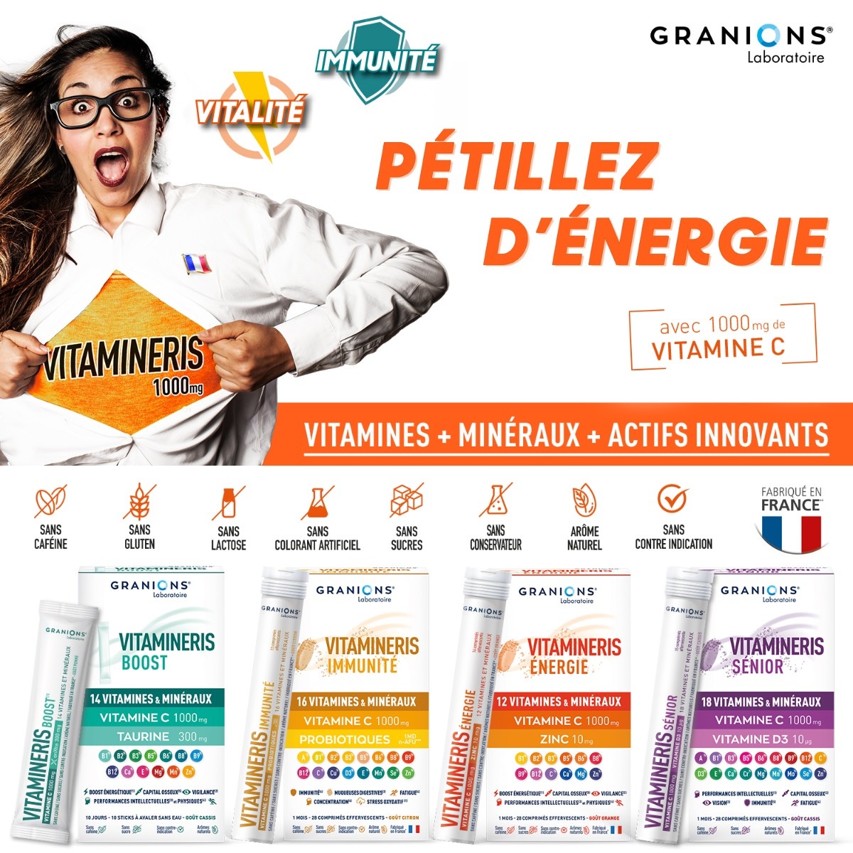 Vitamineris Senior 1000mg - 30 compresse 