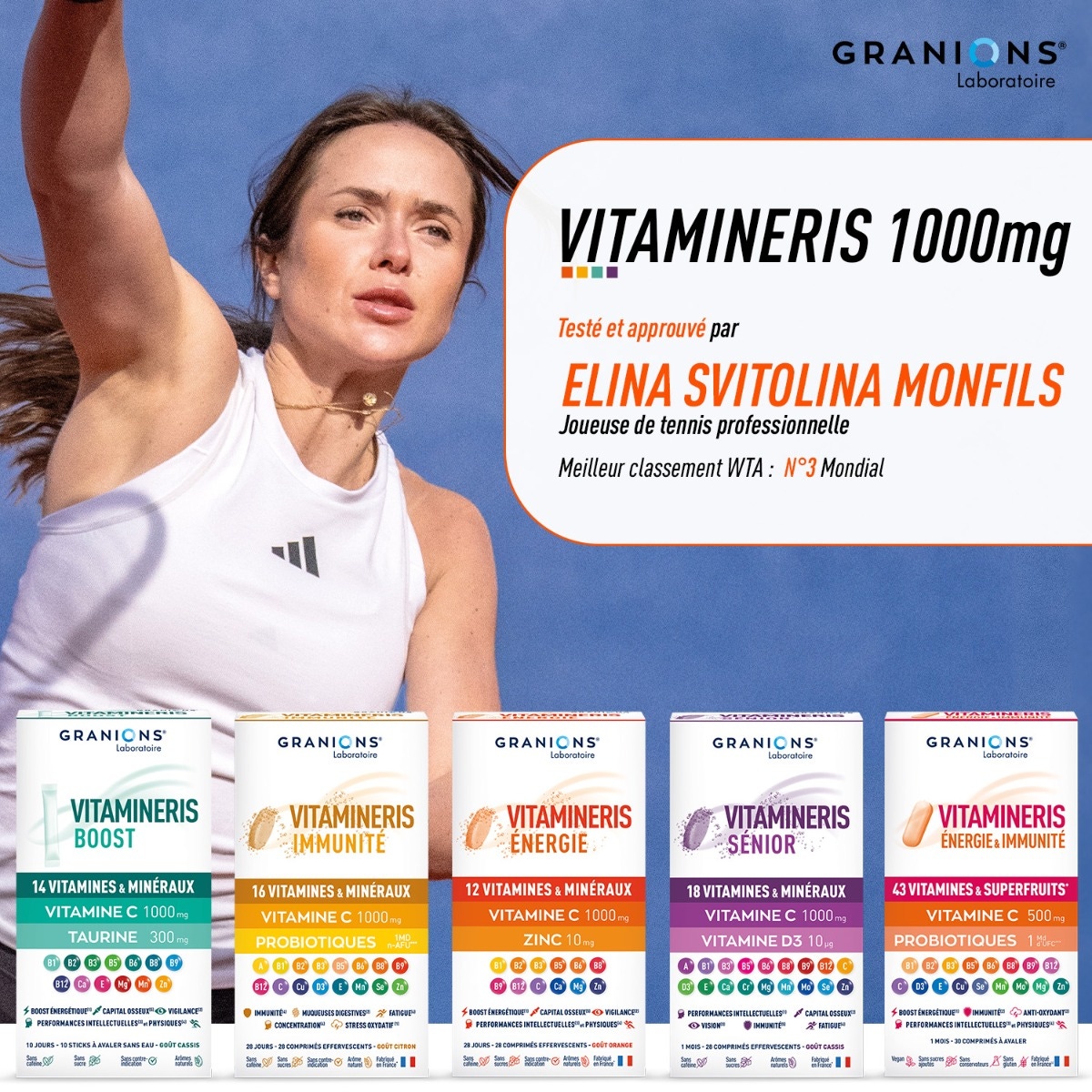 Vitamineris Immunite 1000mg - 30 compresse 